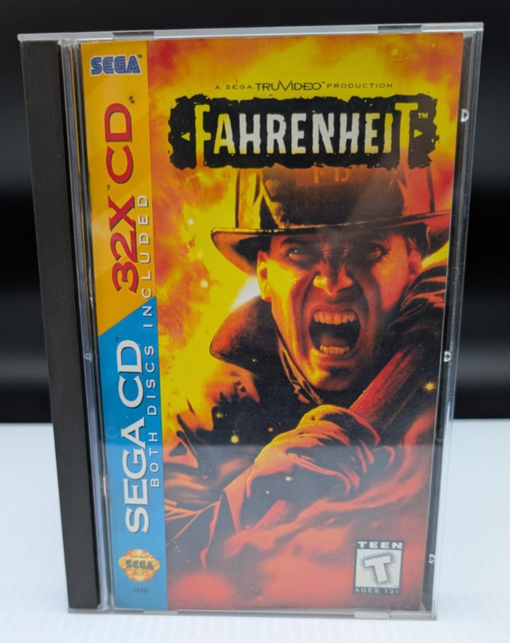 Fahrenheit (Sega 32X, 1995) Sega CD CIB Complete 2 Discs W/ Manual + Reg Card
